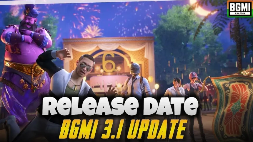 3.1 update bgmi release date
