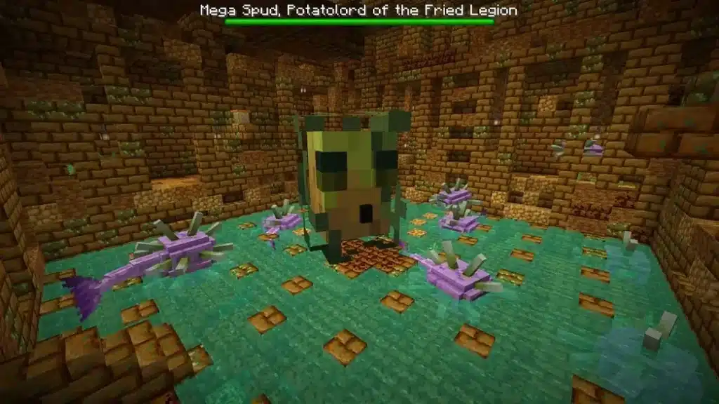 How to go to the Poisonous Potato dimension in Minecraft